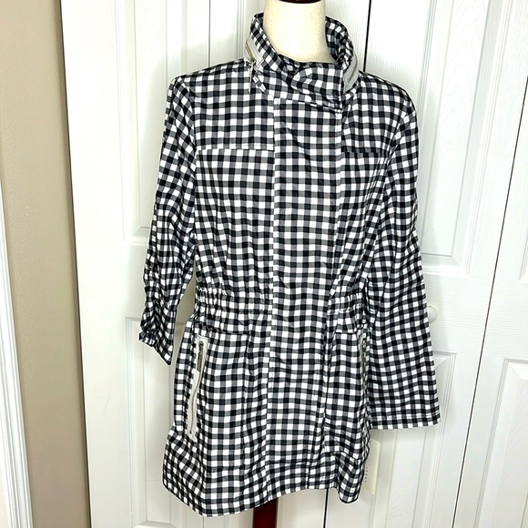 Nikki Jones Checkered Anorak Jacket, NWT - Picture 1 of 10